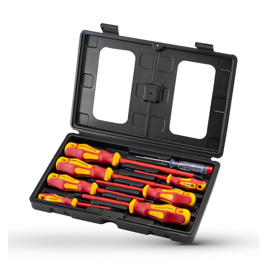 BHT7100 Σετ Κατσαβίδια VDE 1.000V CrV - 8 Τεμάχια