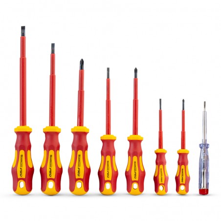 BHT7100 Σετ Κατσαβίδια VDE 1.000V CrV - 8 Τεμάχια