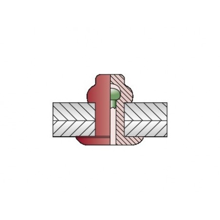 CERTO Με Επίπεδο Κεφάλι  A2/Alu 3,2 x 8 (Κουτί 500 τεμαχίων)