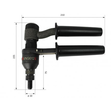 VNG 612 Πριτσιναδόρος Χειρός έως M12mm
