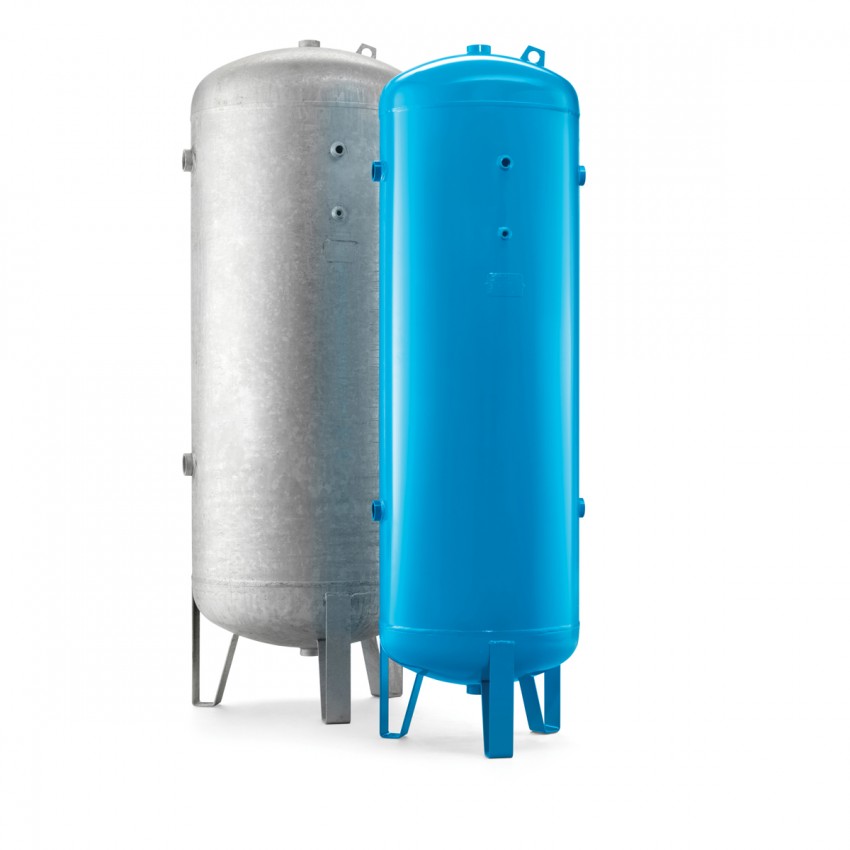 Αεροφυλάκιο Κάθετο για Αεροσυμπιεστές με Κιτ Σύνδεσης 1000Lt