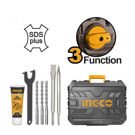 RH150028 Ηλεκτρικό Περιστροφικό Κρουστικό Πιστολέτο 1500W