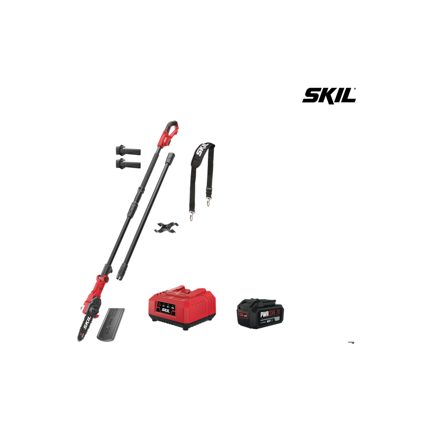 D00258 Αλυσοπρίονο Επεκτεινόμενο Μπαταρίας 20cm 20V (1x5.0Ah)