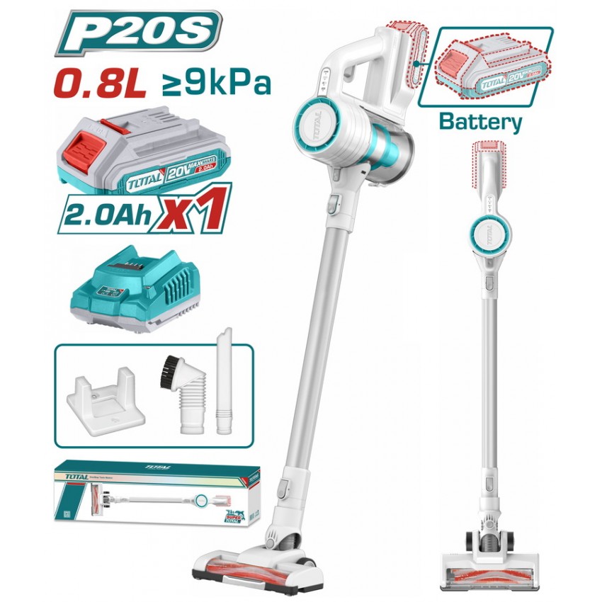 TVLI2006 Σκουπάκι Μπαταρίας 20V (1x2.0Ah)