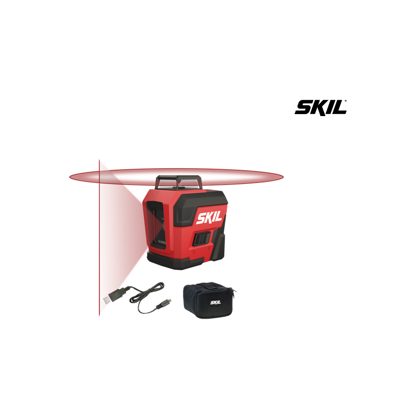 MT1E 1960 DA Αλφάδι Laser 360o & Κάθετη Γραμμή Κόκκινης Δέσμης