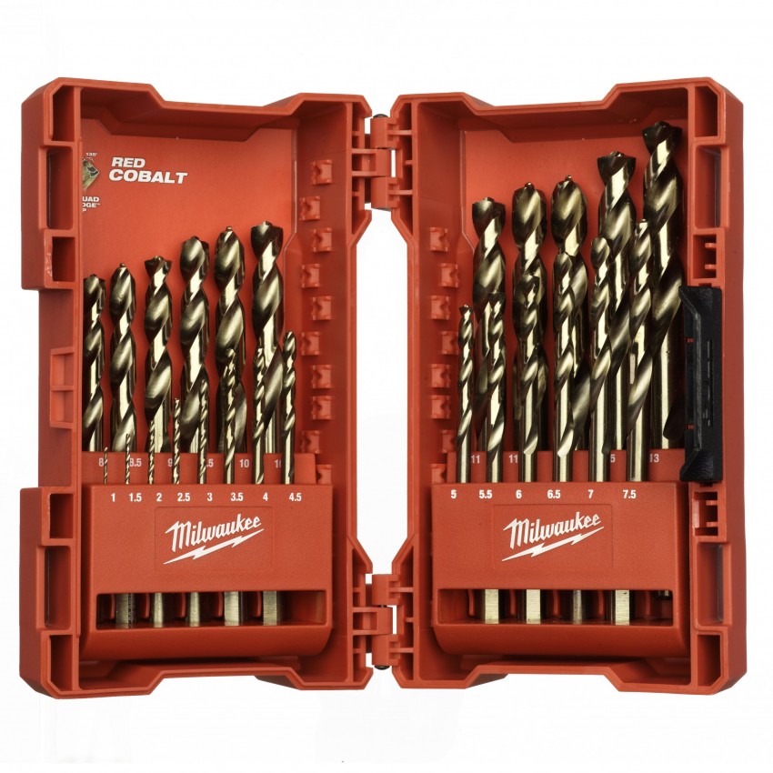DIN338 HSS-CO Σετ Τρυπάνια Κοβαλτίου - 25 Τεμάχια