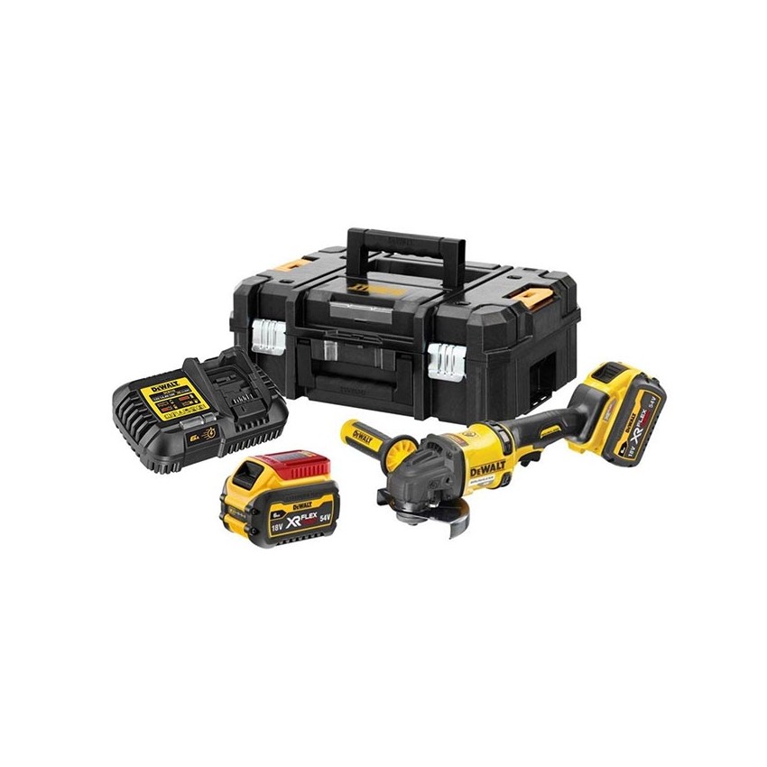 DCG418T2-QW Γωνιακός Τροχός 125mm 54V (2x6.0Ah)