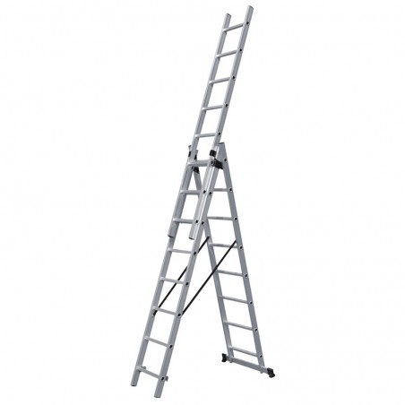 BHL5090 Σκάλα Τριπλή Αλουμινίου 3x9