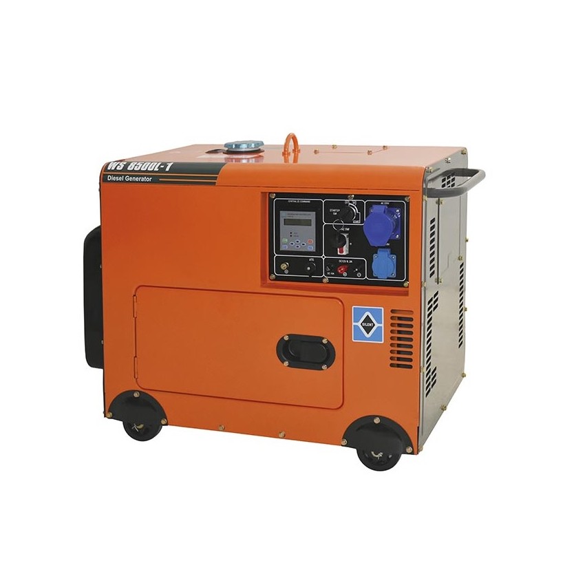WS 8500L-1 Μονοφασική Γεννήτρια Πετρελαίου με Μίζα και Αυτόματο Πίνακα