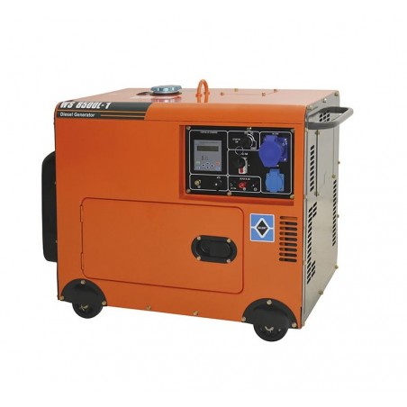 WS 8500L-1 Μονοφασική Γεννήτρια Πετρελαίου με Μίζα και Αυτόματο Πίνακα