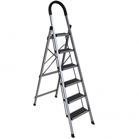 BHL7036 Σκάλα Αλουμινίου 5+1 Σκαλιά