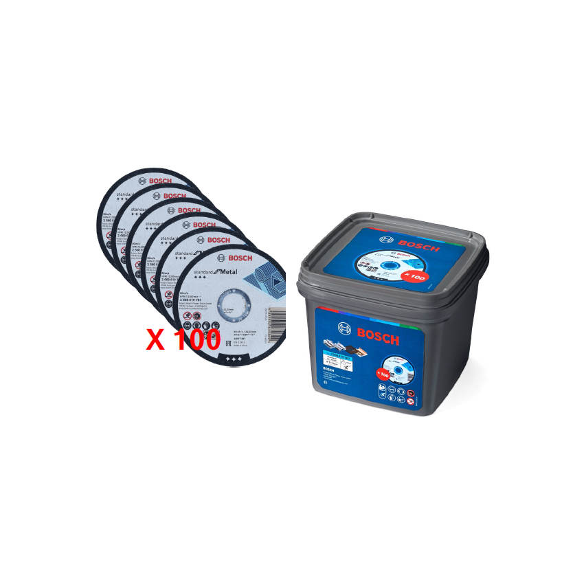 Grab & Go Σετ Δίσκοι Κοπής σε Κουβά 115mm - 101 Τεμάχια