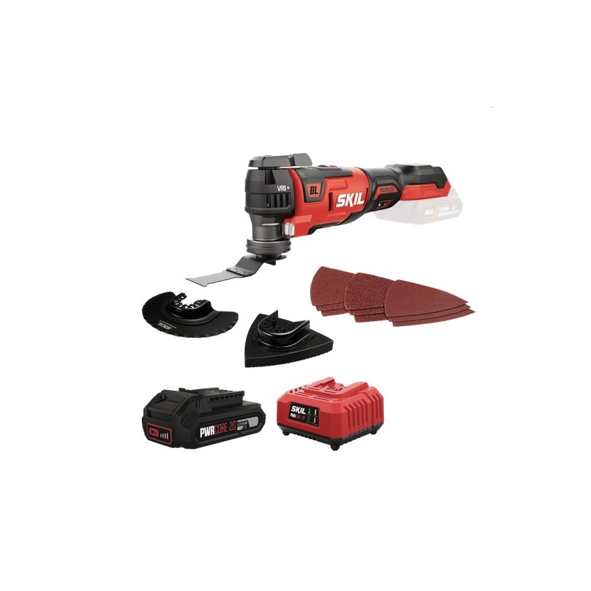 3650 CA Πολυεργαλείο Multi-Cutter Μπαταρίας 20V (1x2.5Ah)