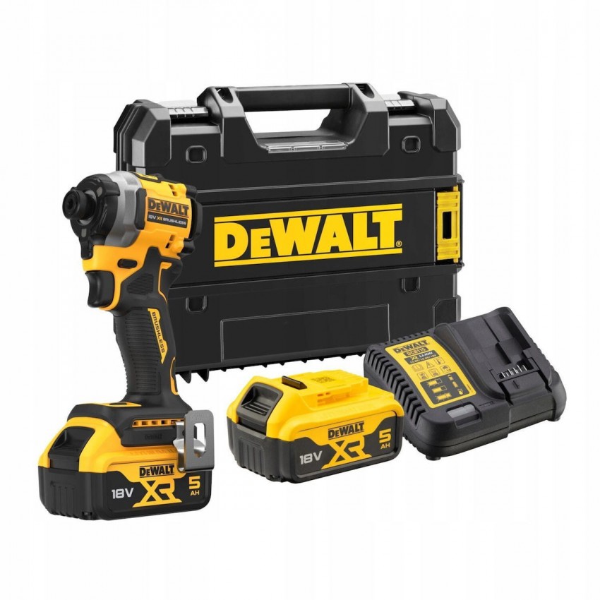 DCF850P2T-QW Παλμικό Κατσαβίδι Μπαταρίας 18V (2x5.0Ah)
