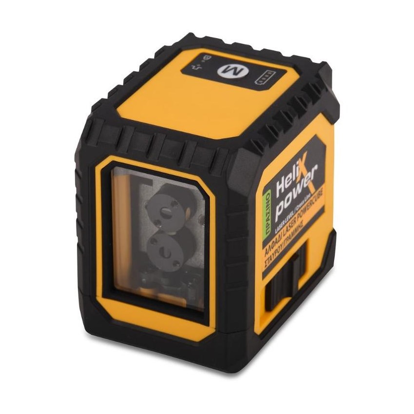 POWERCUBE Αλφάδι Laser Σταυρού/Γραμμής Πράσινης Δέσμης