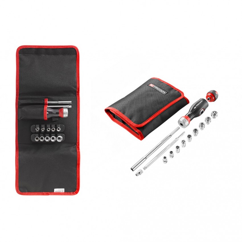 ATCL.3.12PB Σετ Κατσαβίδι με Καστάνια & Υποδοχές για Μύτες PRO-TWIST - 12 τεμάχια
