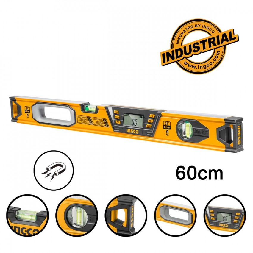 HSL08060D Ψηφιακό Αλφάδι Μαγνητικό 60cm