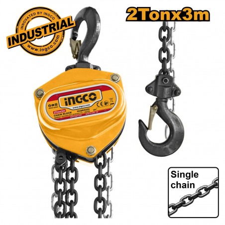 HCBK0202 Παλάγκο Αλυσίδας - Γερανάκι 2 Ton