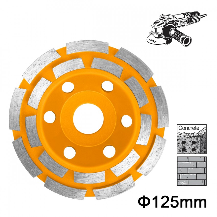 CGW021251 Δίσκος Λείανσης Δομικών Υλικών 125mm CGW021251 Δίσκος Λείανσης Δομικών Υλικών 125mm