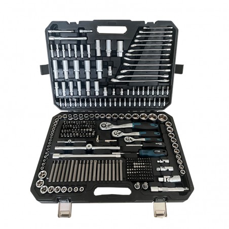 BHT5140 Σετ Καρυδάκια 1/4" & 3/8" & 1/2" με Καστάνια και Γερμανοπολύγωνα - 300 Τεμάχια