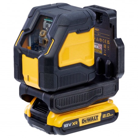 DCLE34021D1 Αλφάδι Laser Σταυρού Πράσινης Δέσμης 18V (1x2.0Ah)