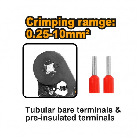 HRCPG05210 Πρέσα Ακροδεκτών 6" 150mm