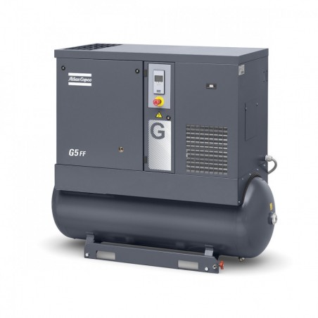 G5FF Κοχλιοφόρος με Δοχείο 500Lt & Ξηραντή 7.5Hp 5.5Kw