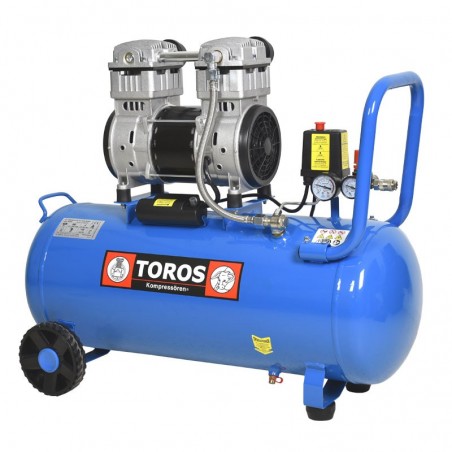 Αεροσυμπιεστής Oilfree Χαμηλού Θορύβου 50Lt 2