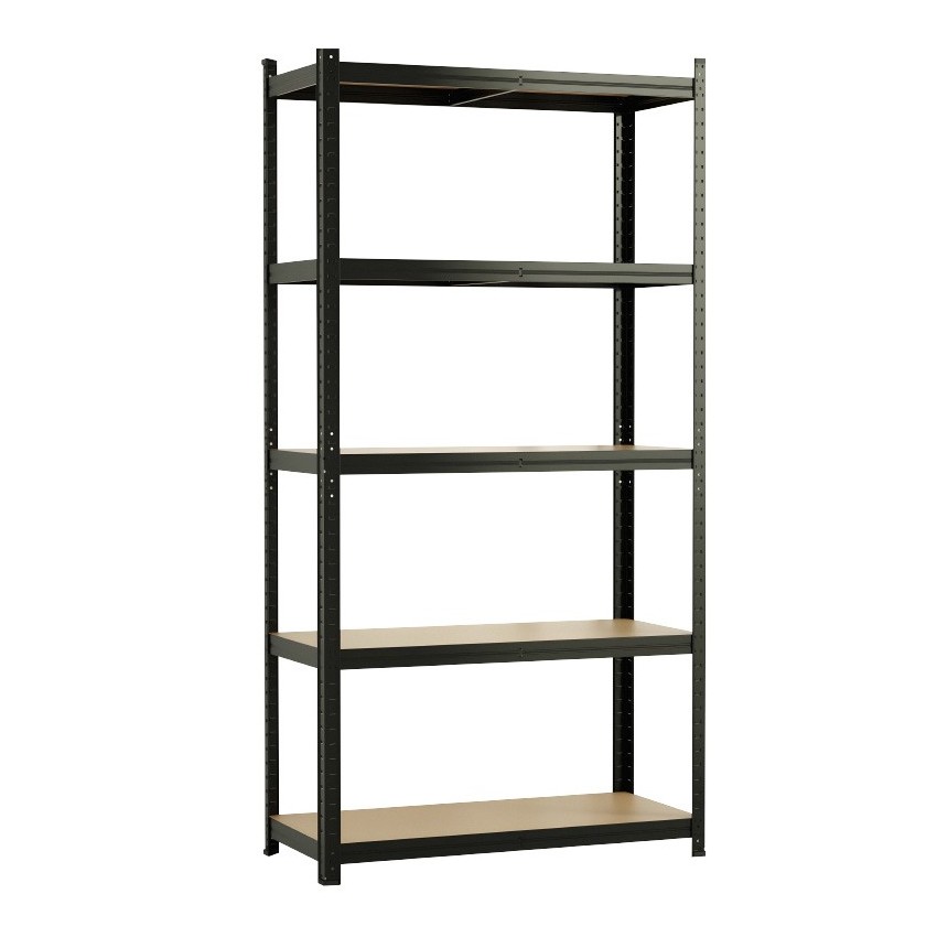 Ραφιέρα Μεταλλική με 5 Ράφια MDF 175Kg