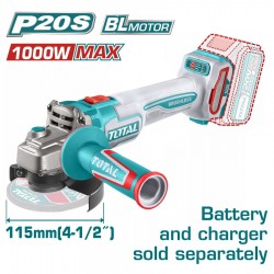 TAGLI27153 Γωνιακός Τροχός Μπαταρίας 20V 115mm (Solo)