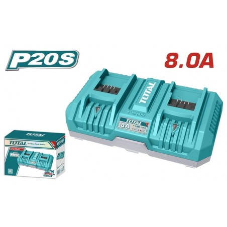 TFCLI2082 Ταχυφορτιστής Διπλής Θύρας 8A 20V