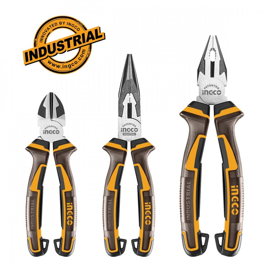 HKPS28318 Σετ Πένσα & Πλαγιοκόφτης & Μυτοτσίμπιδο - 3 Τεμάχια