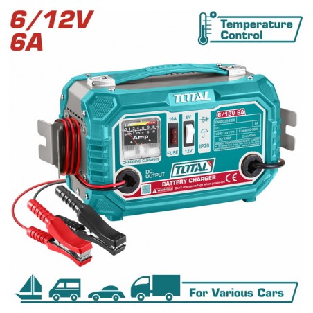 TBC1501 Φορτιστής Μπαταριών 6/12V