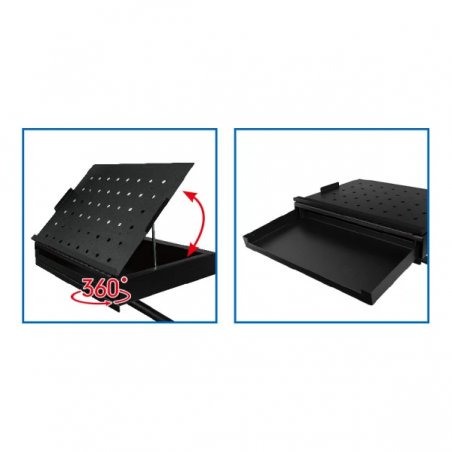 87SQ3-33 Περιστρεφόμενη Βάση για Laptop/Tablet 38x29x8cm για Εργαλειοφόρους Squad Series