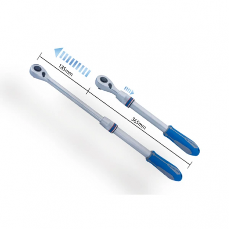 4773-22GS Μανέλα Καστάνια 1/2” – 90 Δοντιών – Τηλεσκοπική (έως 55cm)