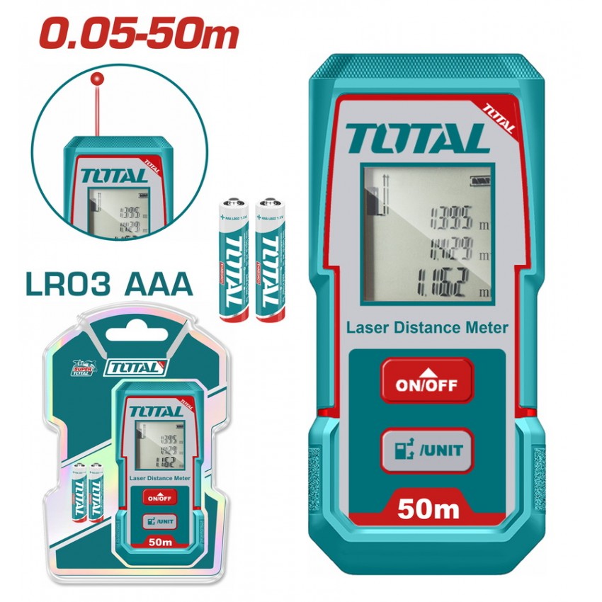 TMT55016 Μετρητής Αποστάσεων Laser 0,05 - 50m