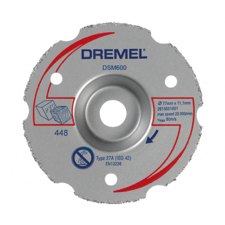 DSM600 Δίσκος ιΙσόπεδης Κοπής Καρβιδίου Πολλαπλής Χρήσης