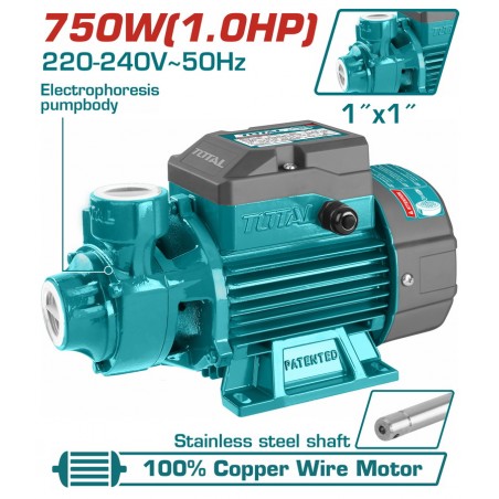TWP17506 Αντλία Επιφάνειας Περιφερειακή 750W