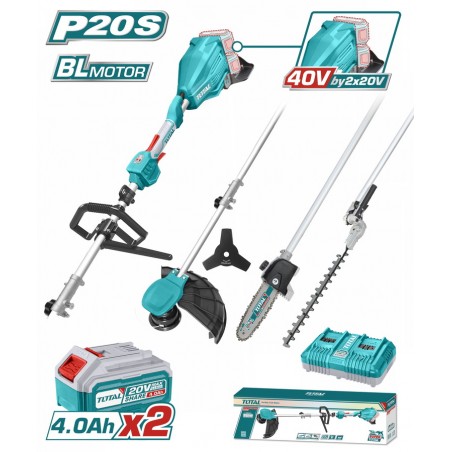 TLI2040386 Πολυμηχάνημα Μπαταρίας 4 σε 1 2x20V (2x4.0Ah)