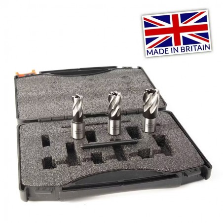 Cutter Kit 3 S Σετ 3 Ποτηροκορώνες Μ2 για ΟΛΑ τα Μαγνητικά Δράπανα 14-18-22mm
