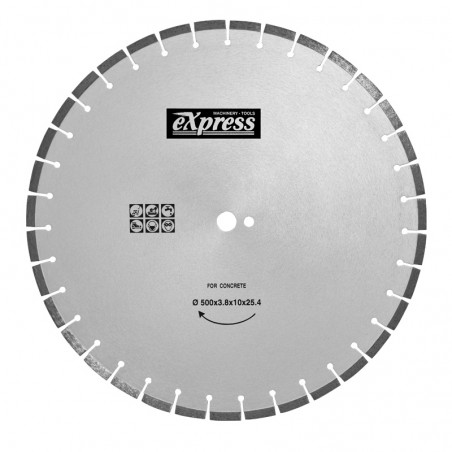 Δίσκος Κοπής Μπετόν & Ασφάλτου Φ 500x25.4mm
