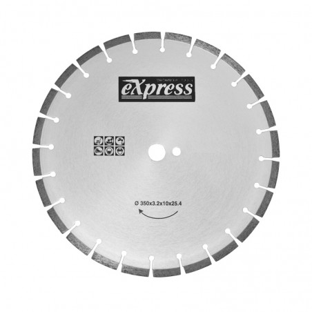 Δίσκος Κοπής Μπετόν & Ασφάλτου Φ 350x25.4mm
