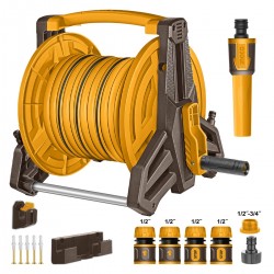 HHR20124 Ανέμη Ποτίσματος Τοίχου με Λάστιχο 20m