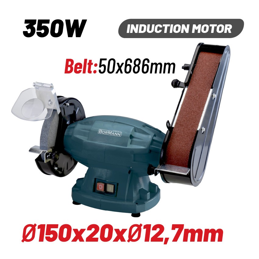 BDT1520 Δίδυμος Τροχός με Ταινία Ø150mm 350W