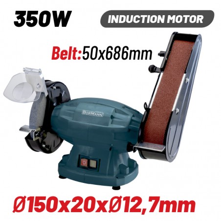 BDT1520 Δίδυμος Τροχός με Ταινία Ø150mm 350W