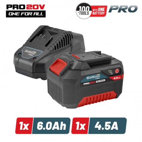BBP9960 Μπαταρία 6.0Αh & Φορτιστής 4.5Α