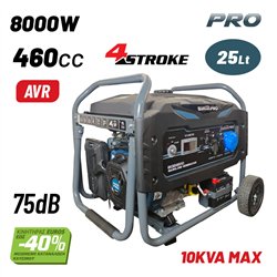 BGB8510 Γεννήτρια Βενζίνης 7700W Μίζα & Μπαταρία AVR