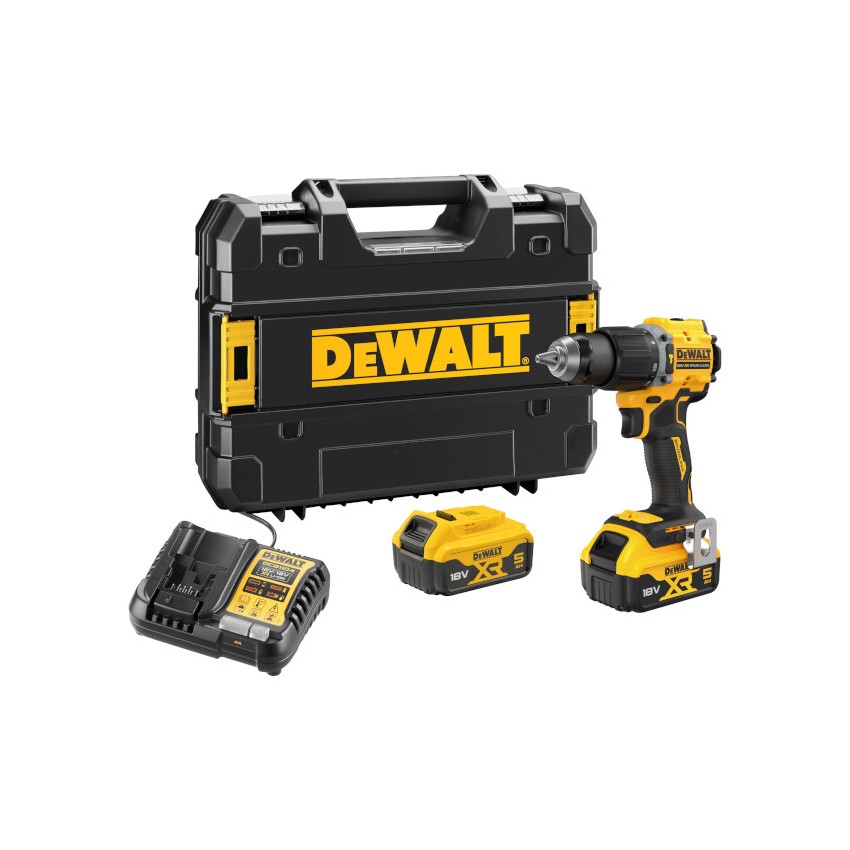 DCD799P2T-QW Brushless Compact Κρουστικό Δραπανοκατσάβιδο 74Nm XR 18V (2x5.0Ah)