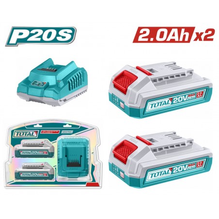 TFBCPK2212E Σετ Μπαταρίες & Φορτιστής 20V (2x2Ah)