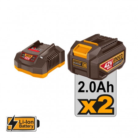 CRHLI422682E Πιστολέτο Περιστροφικό Κρουστικό Σκαπτικό Μπαταρίας 2.5J 26mm 42V (2x2.0Ah)